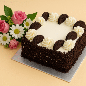 Oreo Vanilla Cake | Fresh Cream