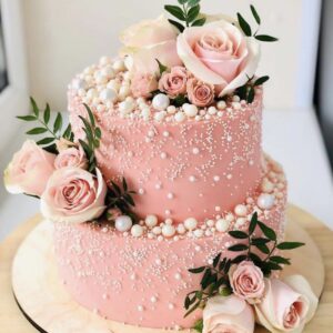 Wedding Cake Pink (Butter Cream)