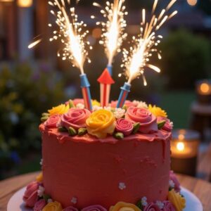 Sparkling Firework Candles