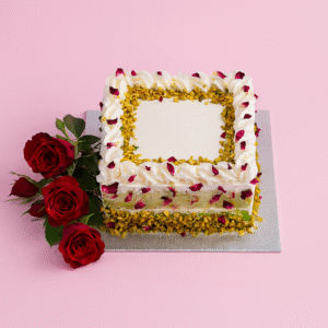 Pistachio Sponge Cake (square)