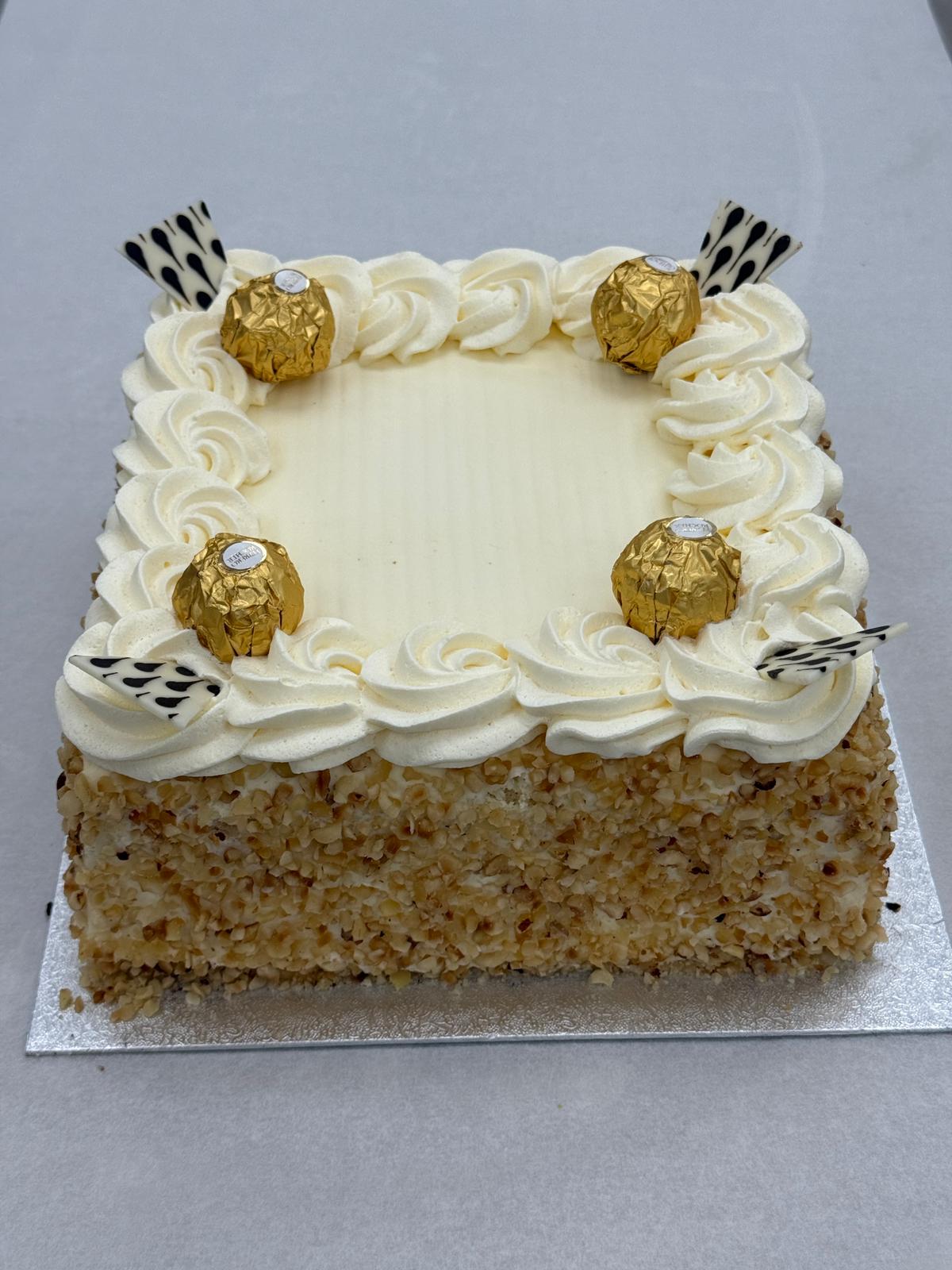 Nutella Cake | Fresh Cream