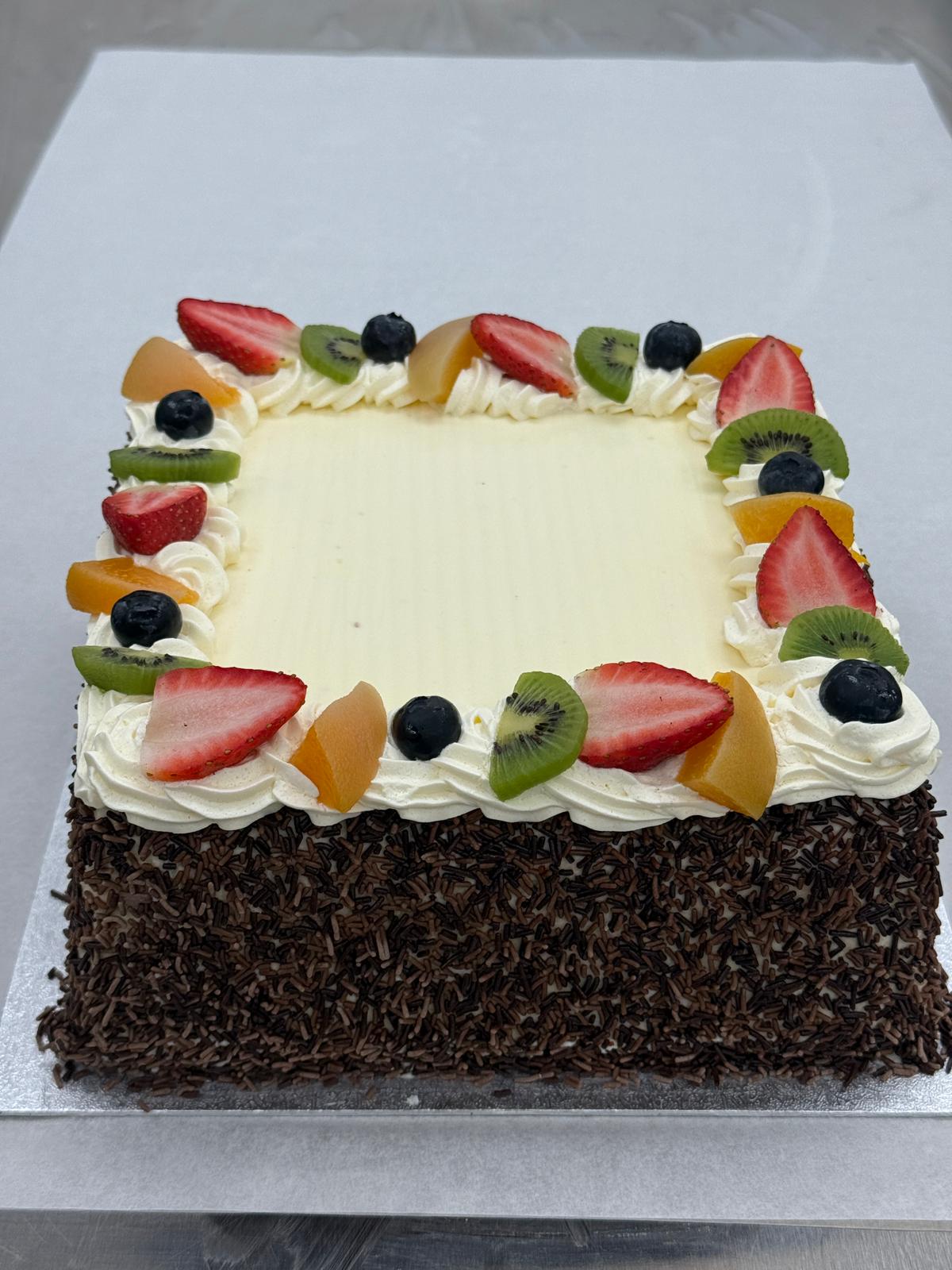 Fresh Fruits Cream Cake - Image 2
