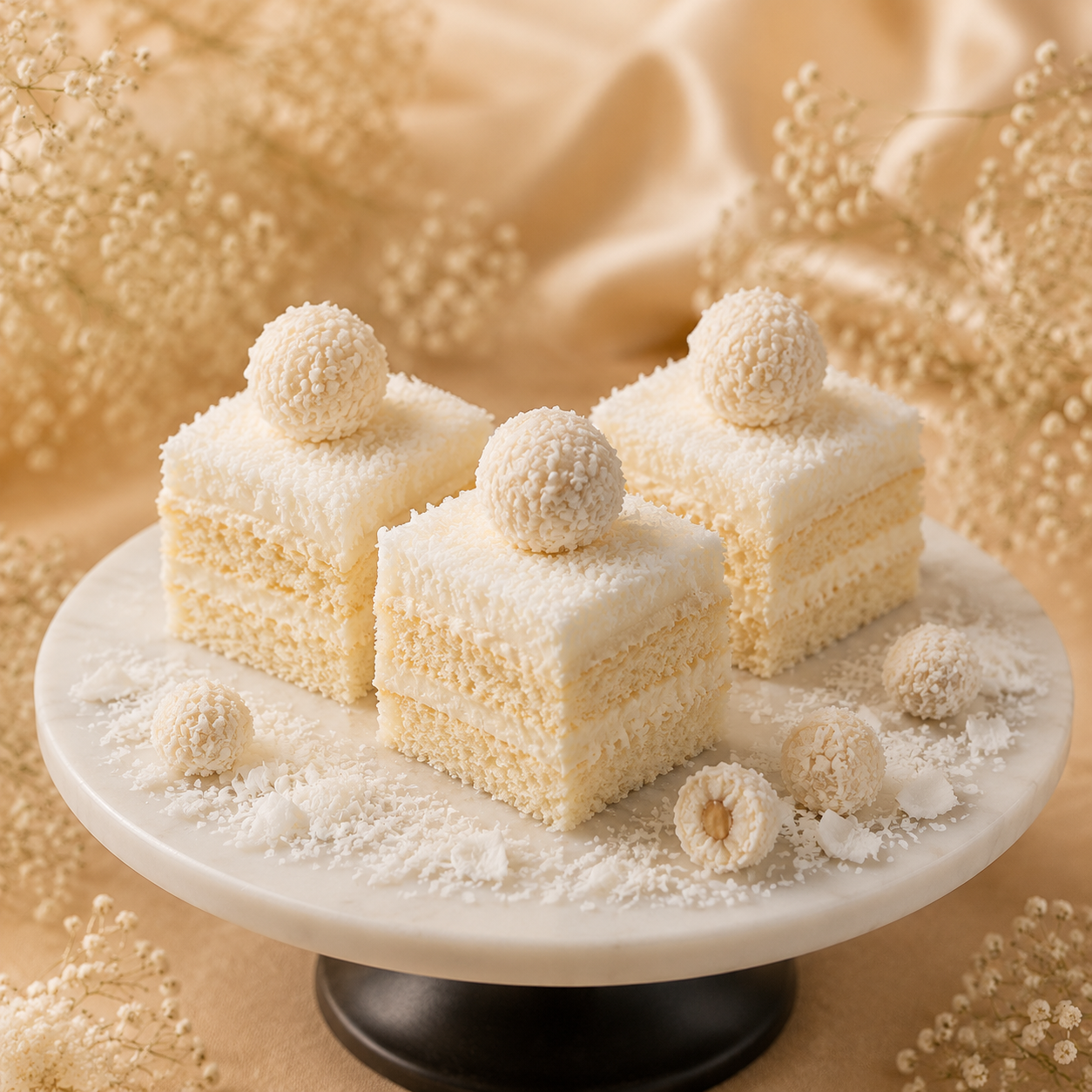 Coconut Cake Slice